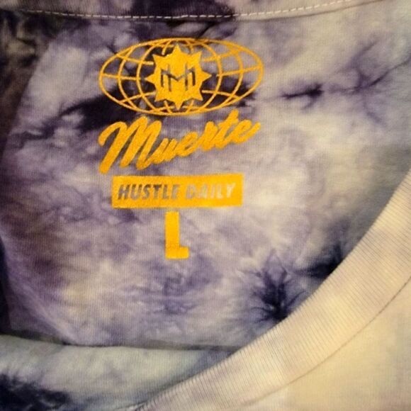 Hastamuerte Hustle Daily Graphic Tie Dye Tshirt Size Medium - Picture 2 of 4